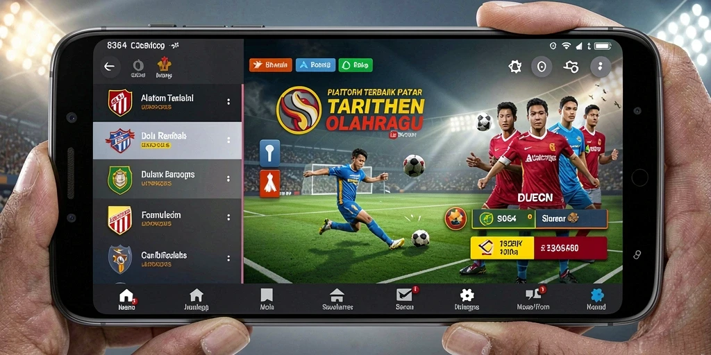 Tampilan menarik dari gameplay Sportsbook di aplikasi 8364.