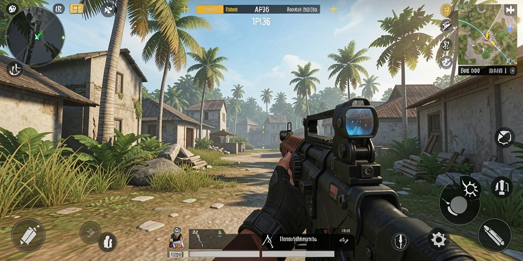 Screenshot gameplay API36 yang mengasyikkan dengan aksi tempur mendebarkan.