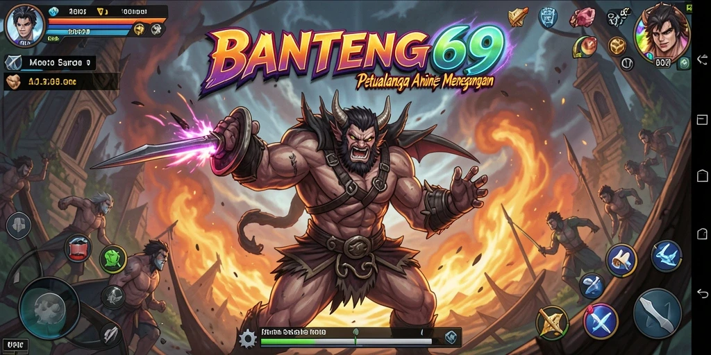 Gameplay seru BANTENG69 dengan karakter Anime menarik.