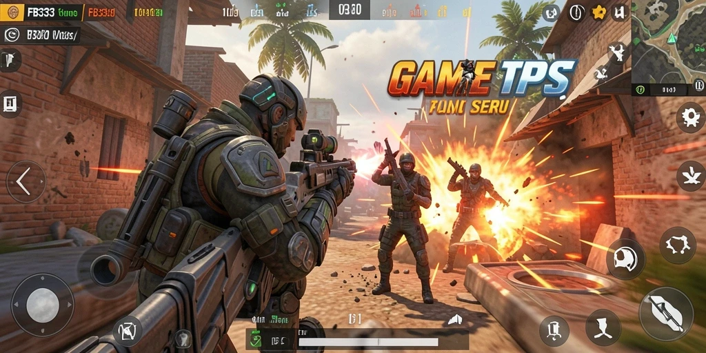 Tampilan gameplay yang dinamis dan seru dalam FB333.