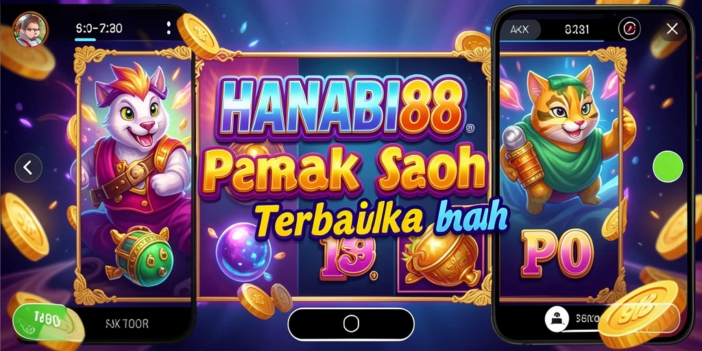 Tampilan menarik dari gameplay <strong>HANABI88</strong> dengan tema slot yang beragam.