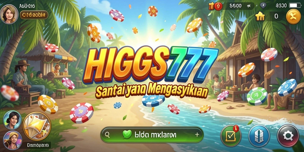 Tampilan menarik saat bermain HIGGS777 dengan berbagai mini game yang seru.