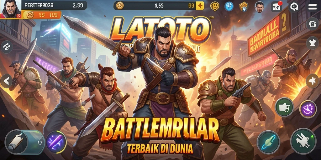 Tampak seru! Aksi epic dalam LATOTO Battle Royale.