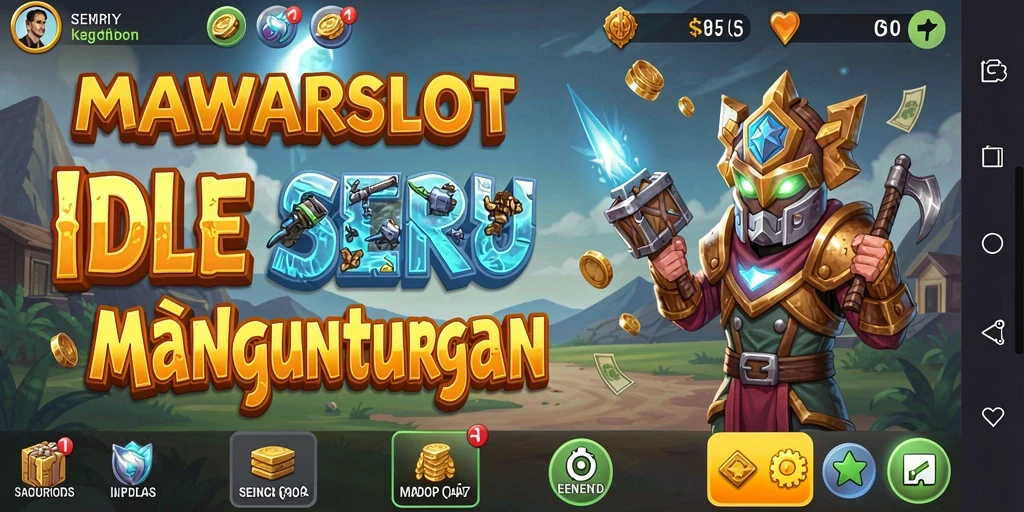 Tampilan screenshot utama MAWARSLOT dengan gameplay Idle yang menarik.