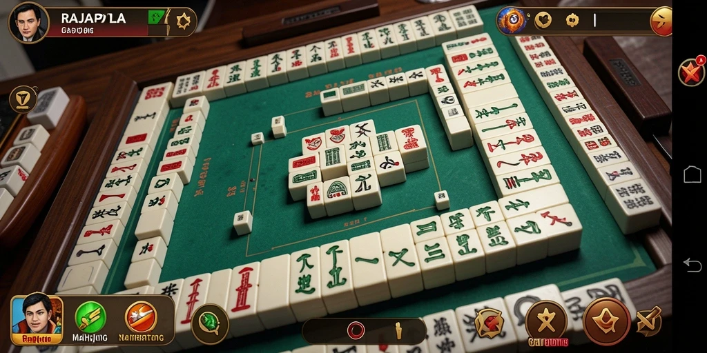 Tampilan gameplay seru dari RAJAPOLA yang menantang.