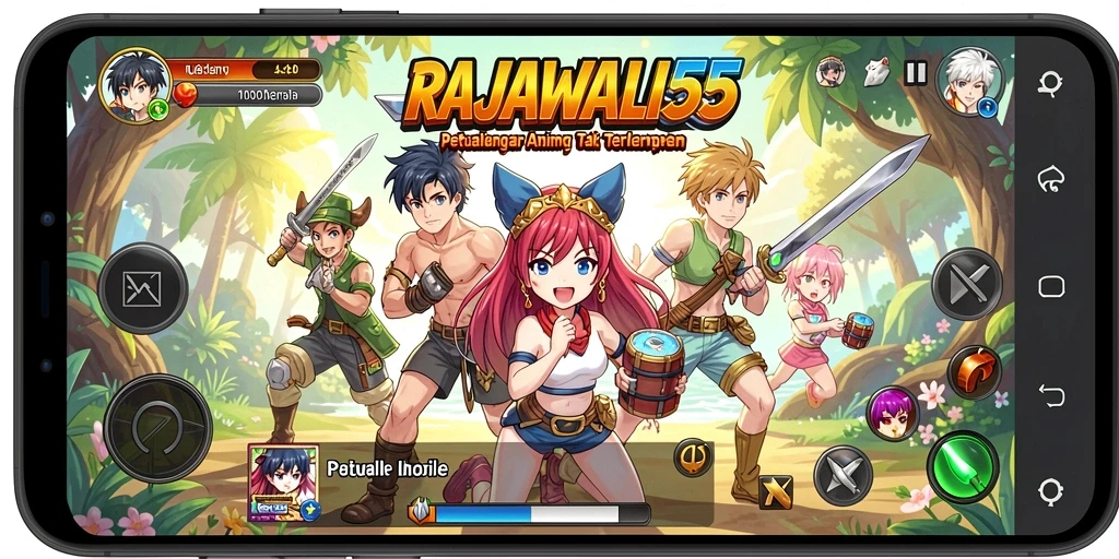 Gameplay menarik dan karakter anime yang menawan di RAJAWALI55.