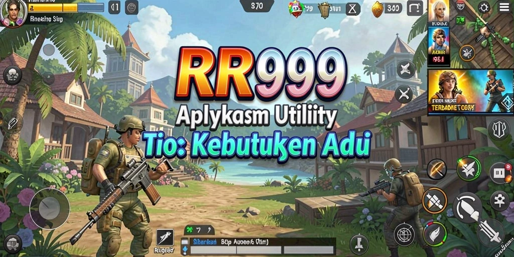 Tampilan antarmuka sederhana dan fungsional aplikasi RR999.